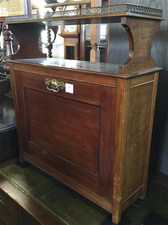 Edwardian sheet music cabinet(-)